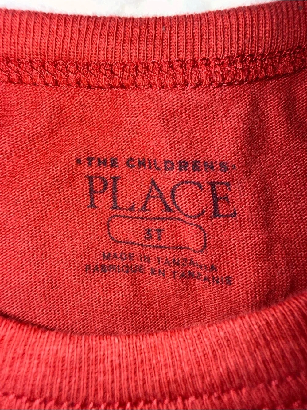 The Children's Place Red Short-Sleeve Fire Station Tee